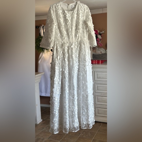 -SOLD- Dainty Jewells Dress white - Picture 3 of 7